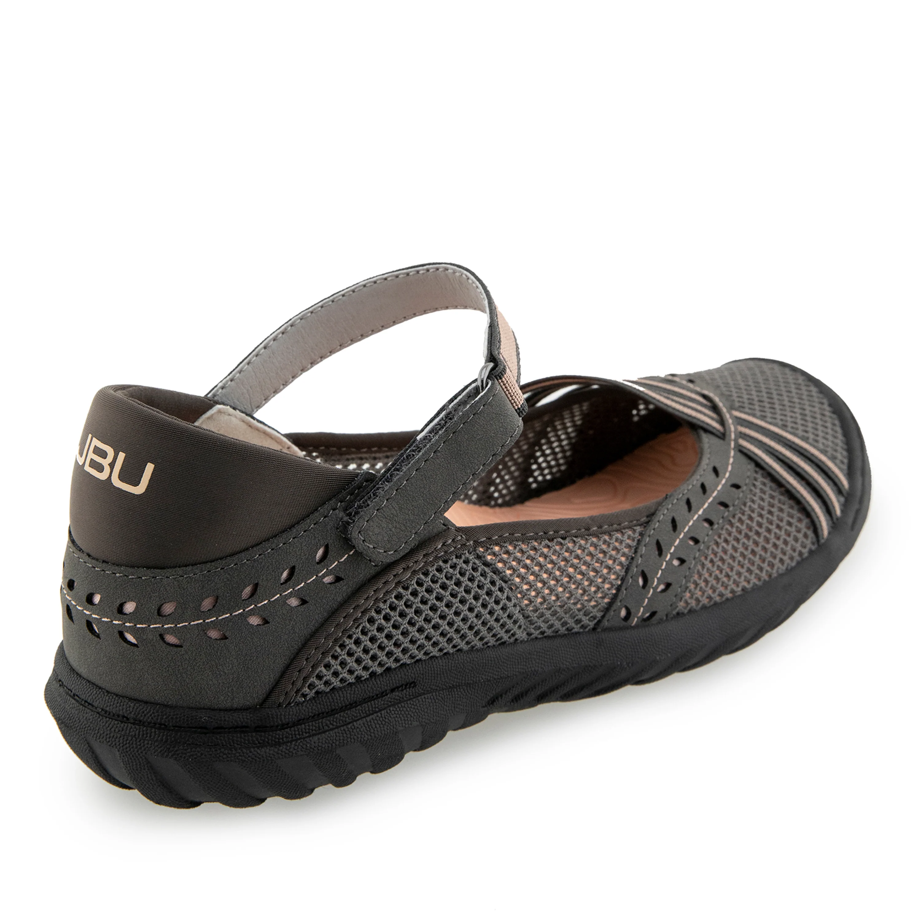 Maya - Charcoal/Pale Salmon